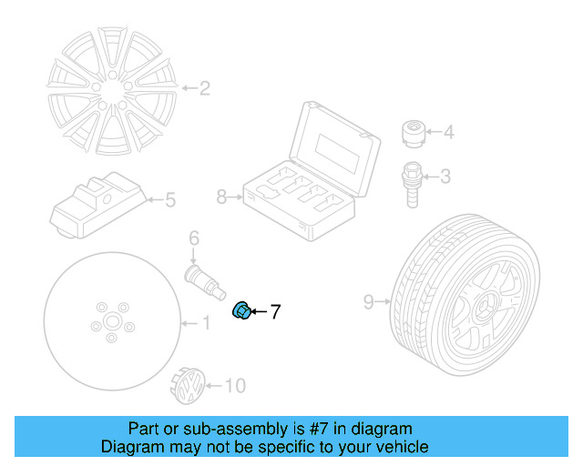Valve Stem Cap N-908-729-01 - View 8