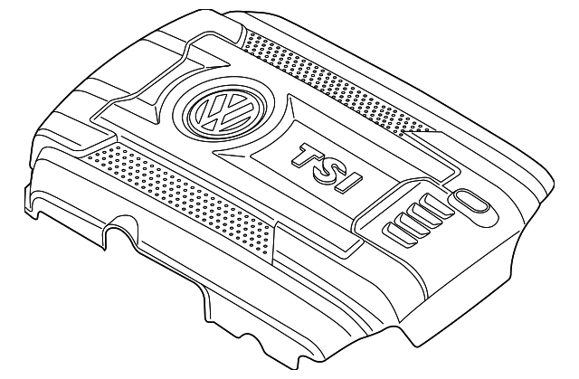 Engine Cover 06K-103-925-CM - View 4