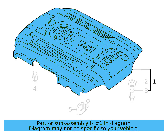 Engine Cover 06K-103-925-CM - View 7
