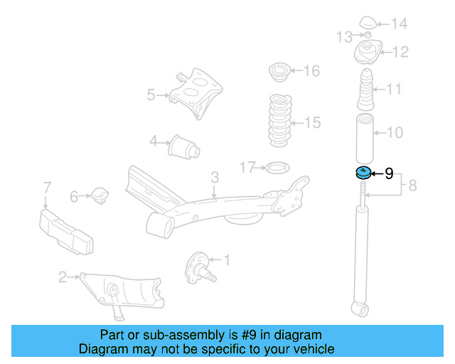 Shock Cap 6Q0-513-269-L - View 25