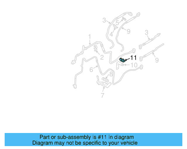Suction Pipe Holder 7L0-820-757 - View 5