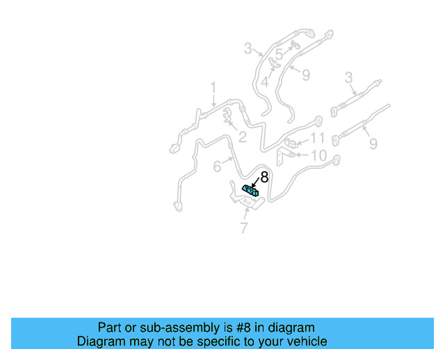 Suction Pipe Holder 7L0-820-757 - View 6