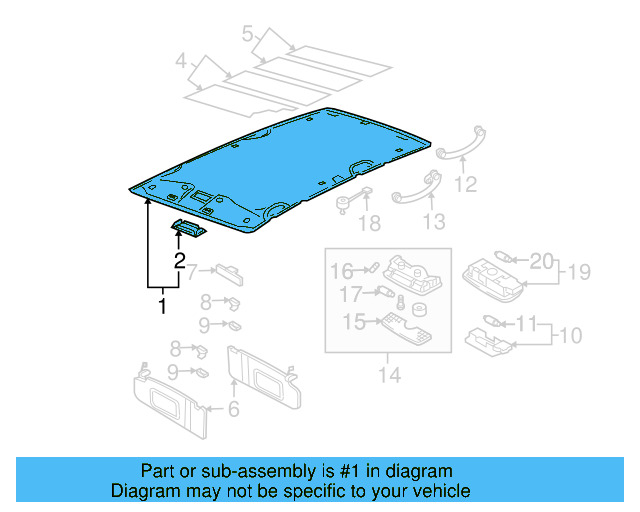 Headliner 1J5-867-501-BC-3U5 - View 4