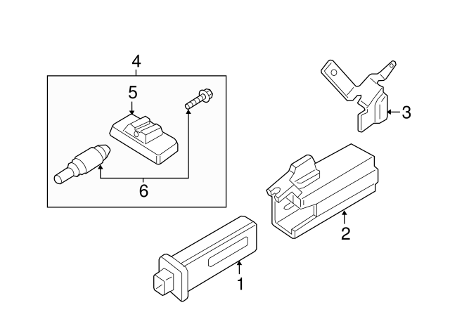 Control Module Holder 95B-907-324-B - View 3