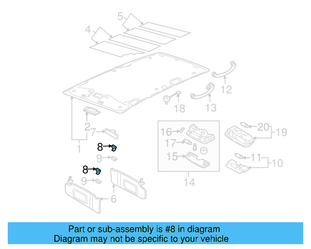 Sun 3B0-857-561-B-Y20 - View 20