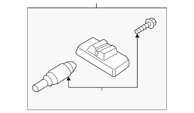 TPMS Sensor 5Q0-998-270-F - View 2