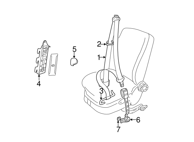 Belt & Retractor Guide 1C0-857-817-B