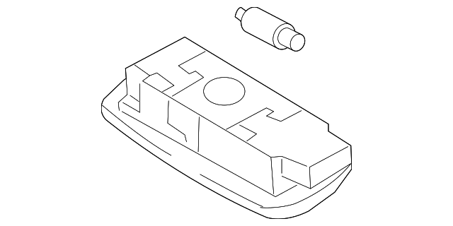 Interior Lamp 3B0-947-291-B-95T - View 6
