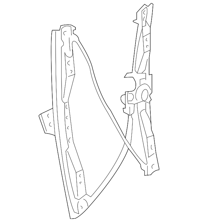 Window Regulator 7B0-837-461 - View 2
