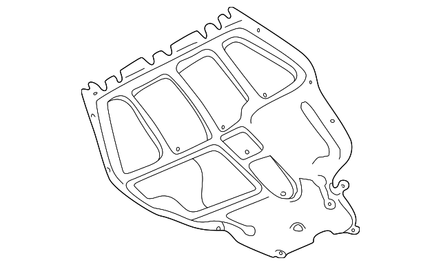 Center Shield 1J0-825-236-F - View 11