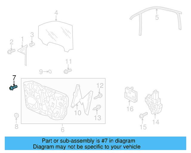 Door Check Bolt WHT-002-109 - View 27