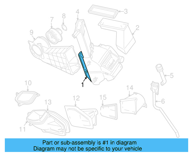 Heater Case 701-819-353 - View 3