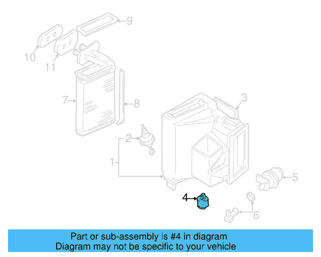 Heater Core 701-819-031-A - View 9