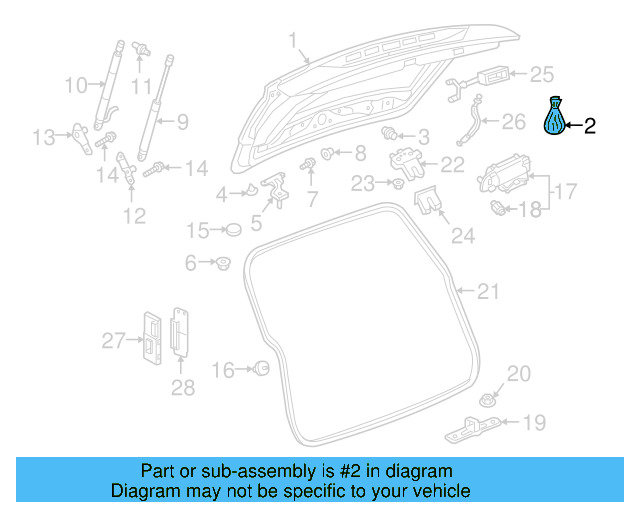 Lift Gate Mount Kit 5NA-898-617 - View 3