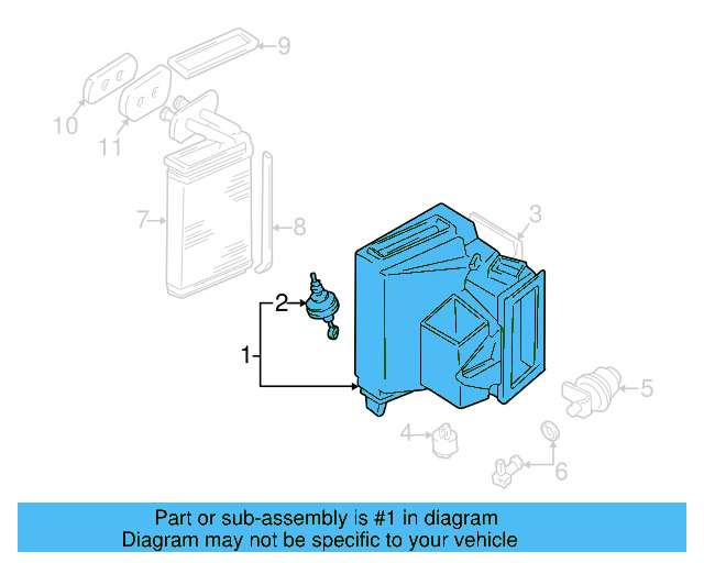 Heater Case 701-820-351 - View 3