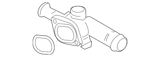 Engine Coolant Outlet Flange 06K-121-132-H - View 8
