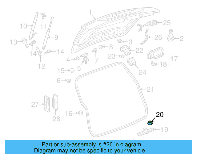 Striker Nut N-905-115-05 - View 5