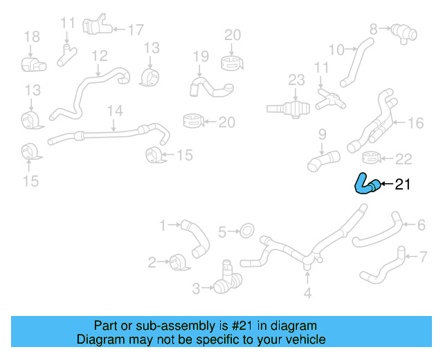 Radiator Coolant Hose 5C0-122-101-AJ - View 9