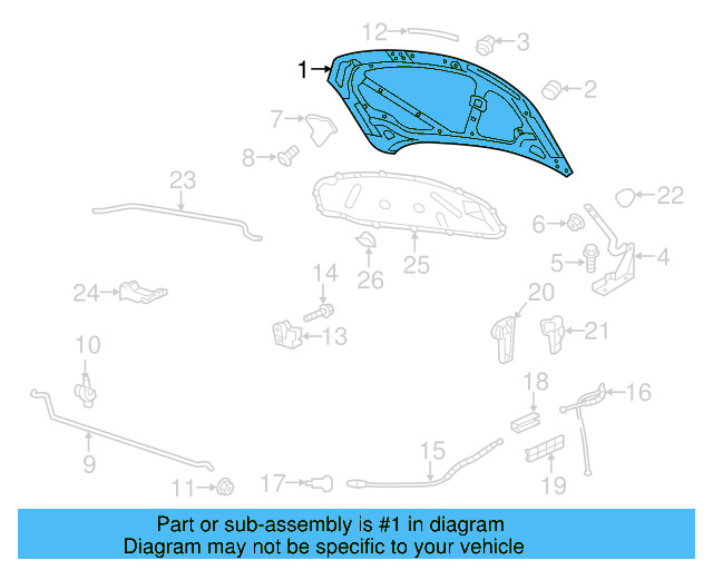 Hood Panel 5C6-823-031-E - View 7