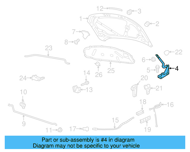 Lock & Switch Bolt WHT-000-425 - View 12