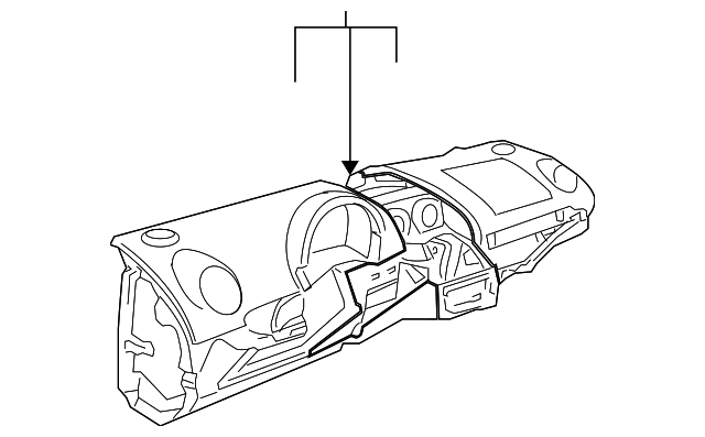 Instrument Panel 1C1-857-001-E-2AQ - View 3