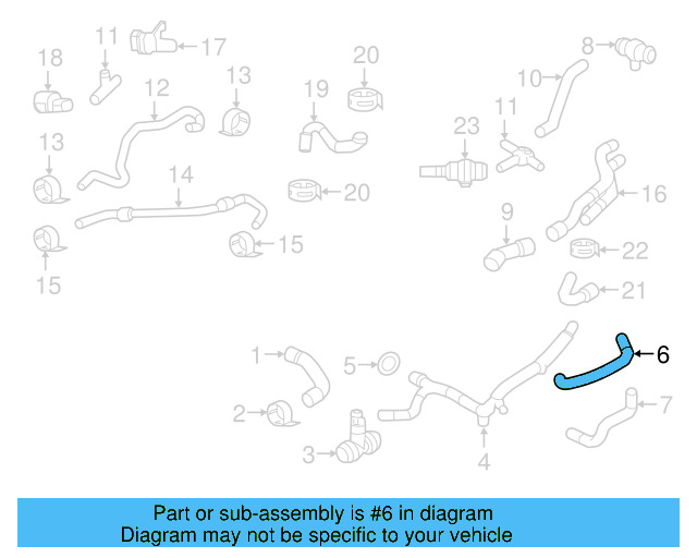 Radiator Coolant Hose 5C0-122-101-AJ - View 23