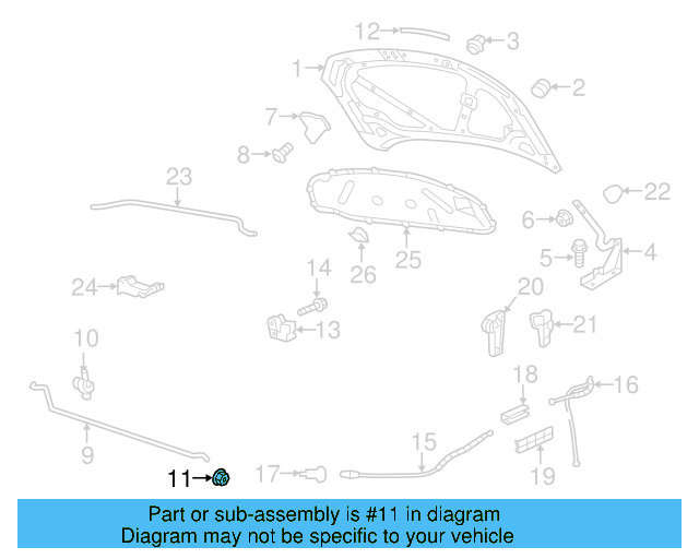 Support Rod Isolator 171-823-395 - View 6