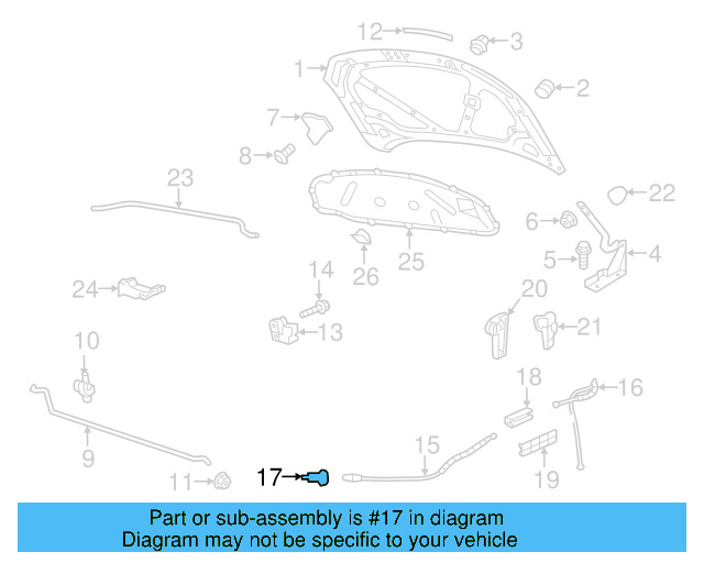Lock & Switch Bolt WHT-000-425 - View 16