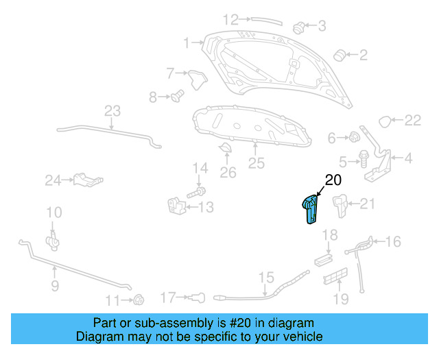 Handle 7E1-823-533-9B9 - View 19