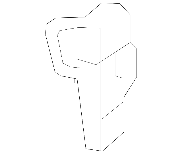 Hood Release Handle Bracket 6R1-823-633 - View 21