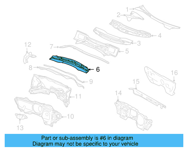 Reinforcement 1K0-805-364 - View 13