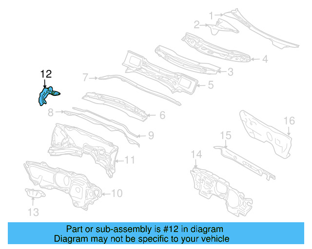Filler Plate 1K0-803-178 - View 3