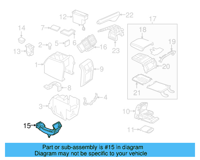 Rear Duct 1K0-864-255-C - View 17