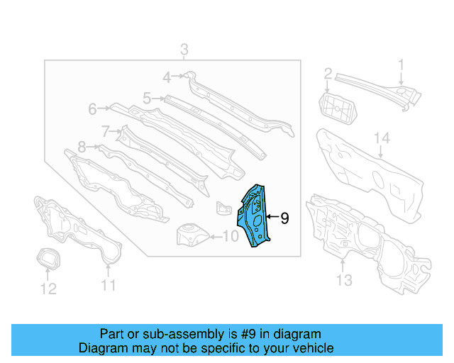 End Plate Gasket 1C0-819-142 - View 18