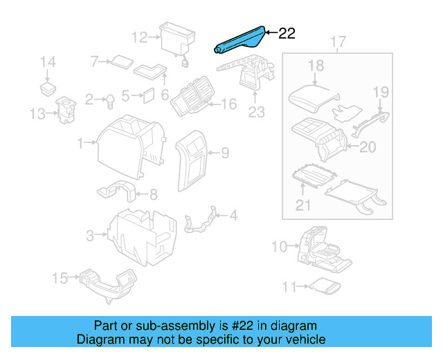 Park Brake Cover 1K0-863-339-B-82V - View 2