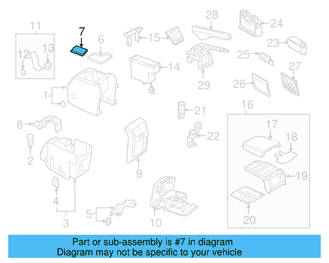 Console Mat 1K0-863-328-B-82V - View 32