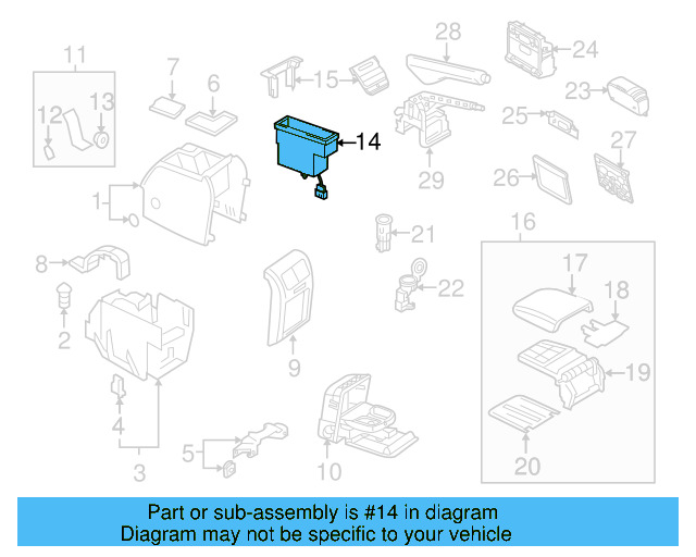 Storage Box 1K0-857-925-E-1QB - View 9