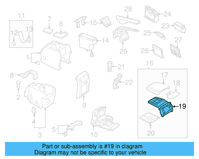 Inner Cover 1K0-864-249-C-9B9 - View 18