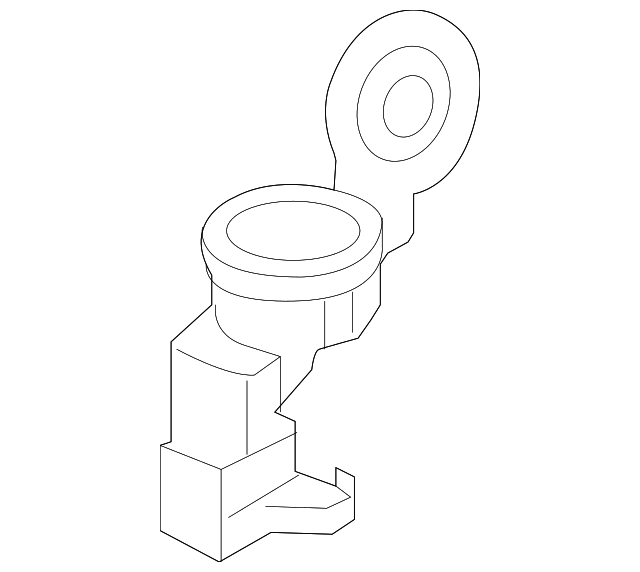 12 Volt Accessory Power Outlet Housing 1K0-919-341-B - View 12