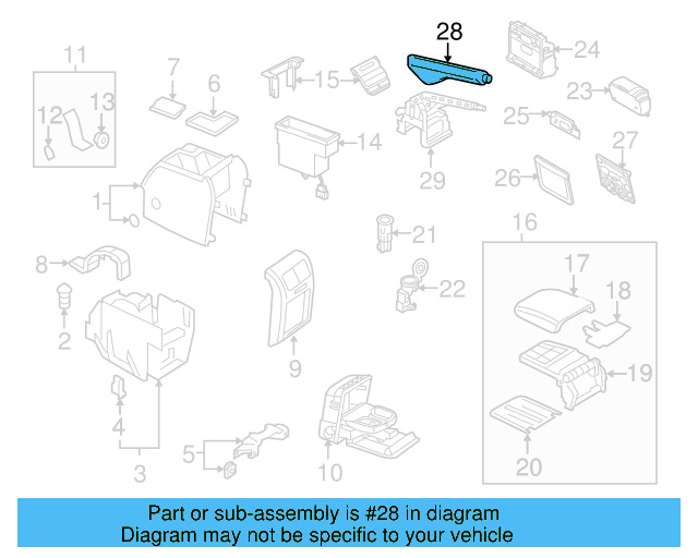 Park Brake Handle 1K0-711-461-C-82V - View 21