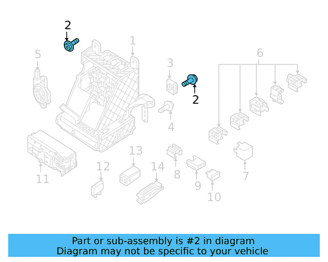 Front Mount Bracket Bolt N-910-799-01 - View 6
