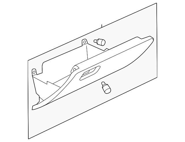 Glove Box 561-857-101-B-92W - View 2