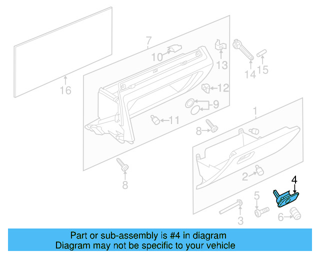 Latch 561-857-147-A-H67 - View 3