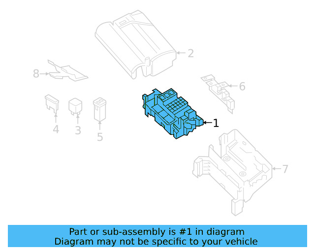 Fuse & Relay Box 5C0-937-125-C - View 7