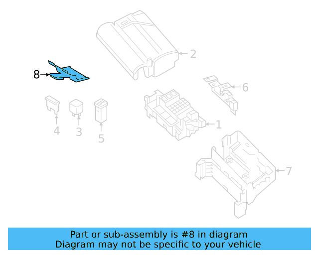 Retaining Bracket 5C0-906-393 - View 9