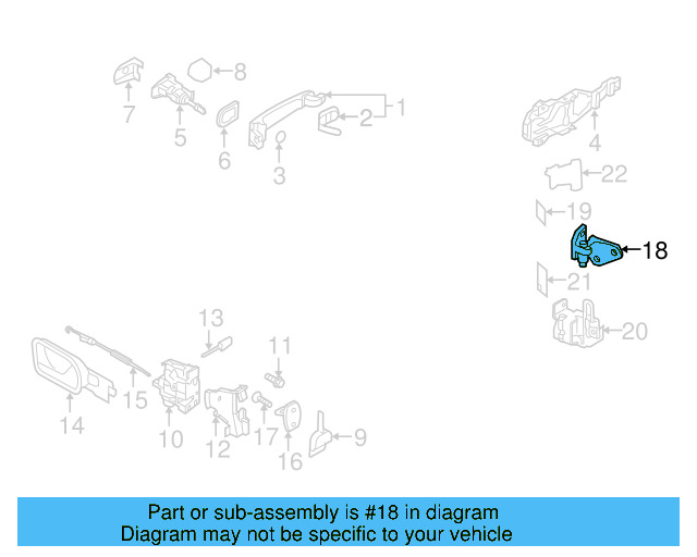Upper Hinge 1K0-831-402-N - View 16