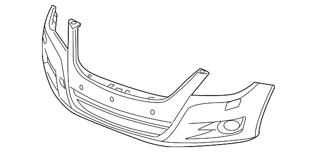 Bumper Cover (Unpainted) 5n0807217fgru