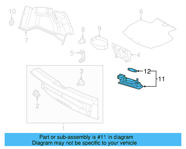 Luggage Lamp 3G0-947-101-A - View 25