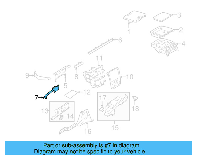Outer Molding 5K1-858-417-B-3H5 - View 12