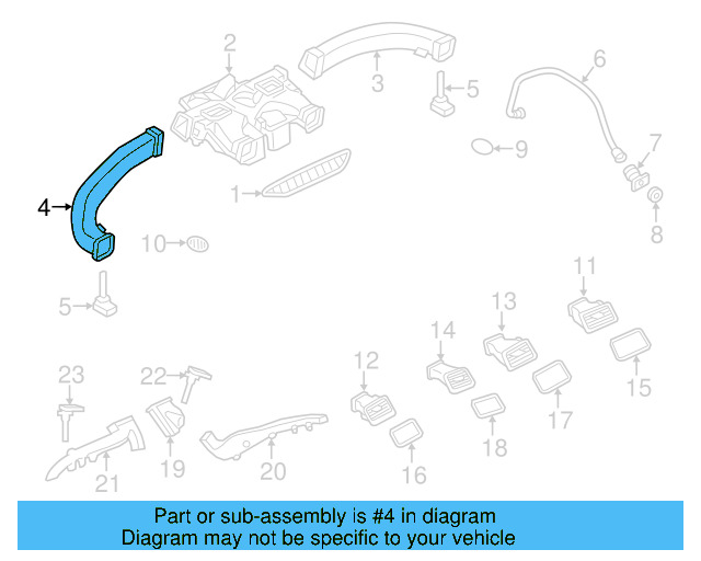 Air Duct 7P1-819-633-A - View 11